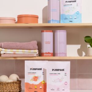 Pack Découverte Lessive : 2 lessives (1 Universelle + 1 Couleur) + 2 boîtes doseuses