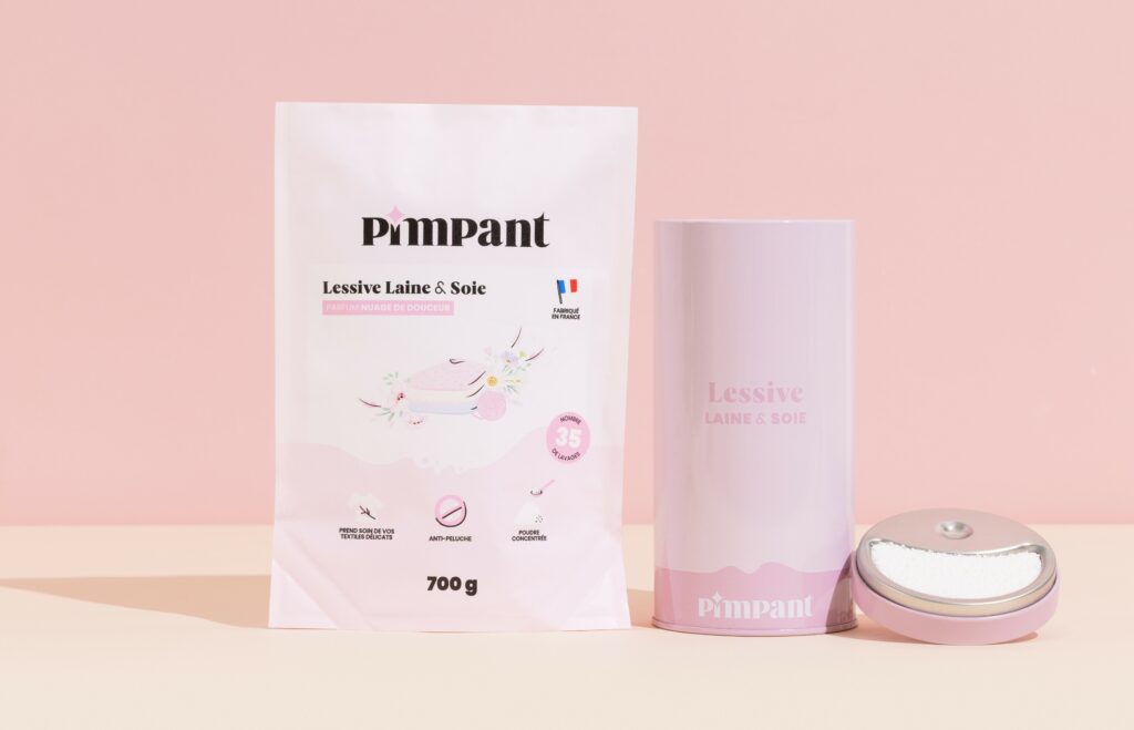 Lessive Laine et soie + sa boite doseuse
