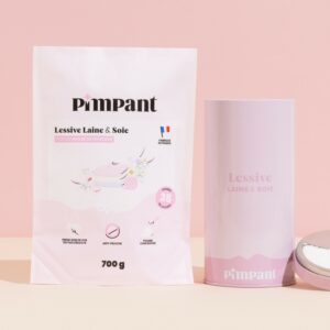 Lessive Laine et Soie : 1 recharge de lessive + Boite doseuse en métal