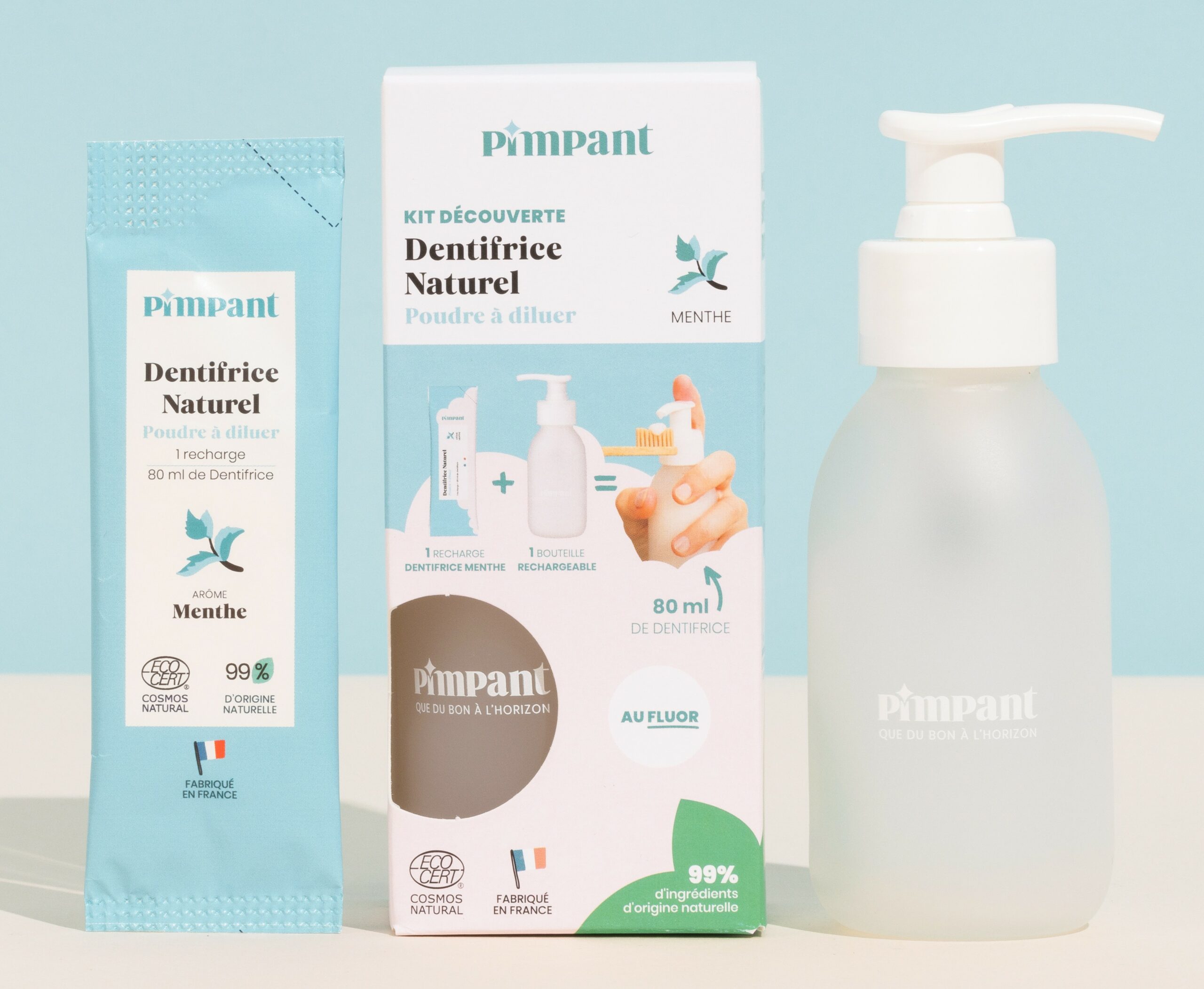 Kit dentifrice menthe
