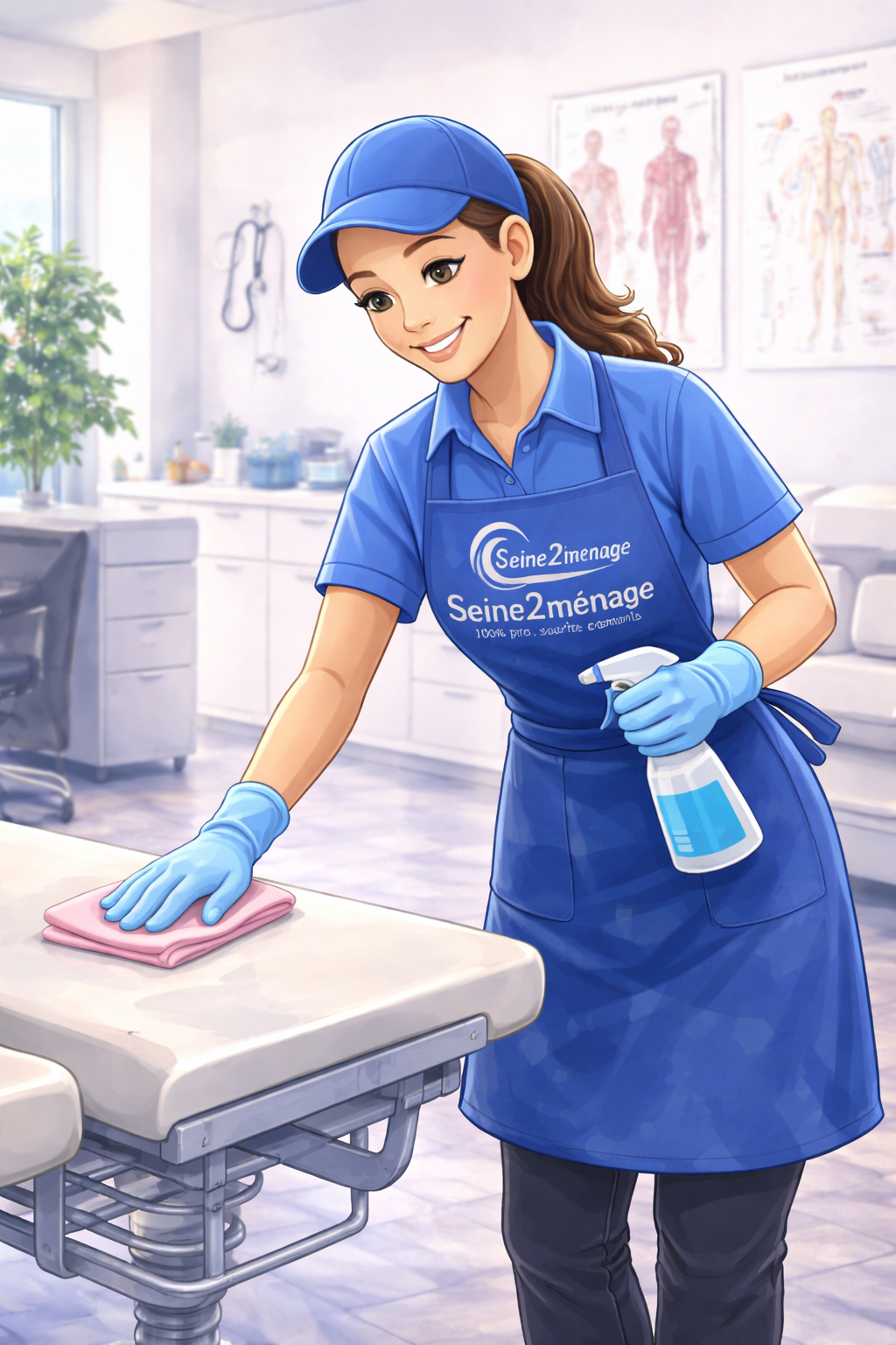 Agent de nettoyage intervenant dans un cabinet médical – Seine2ménage